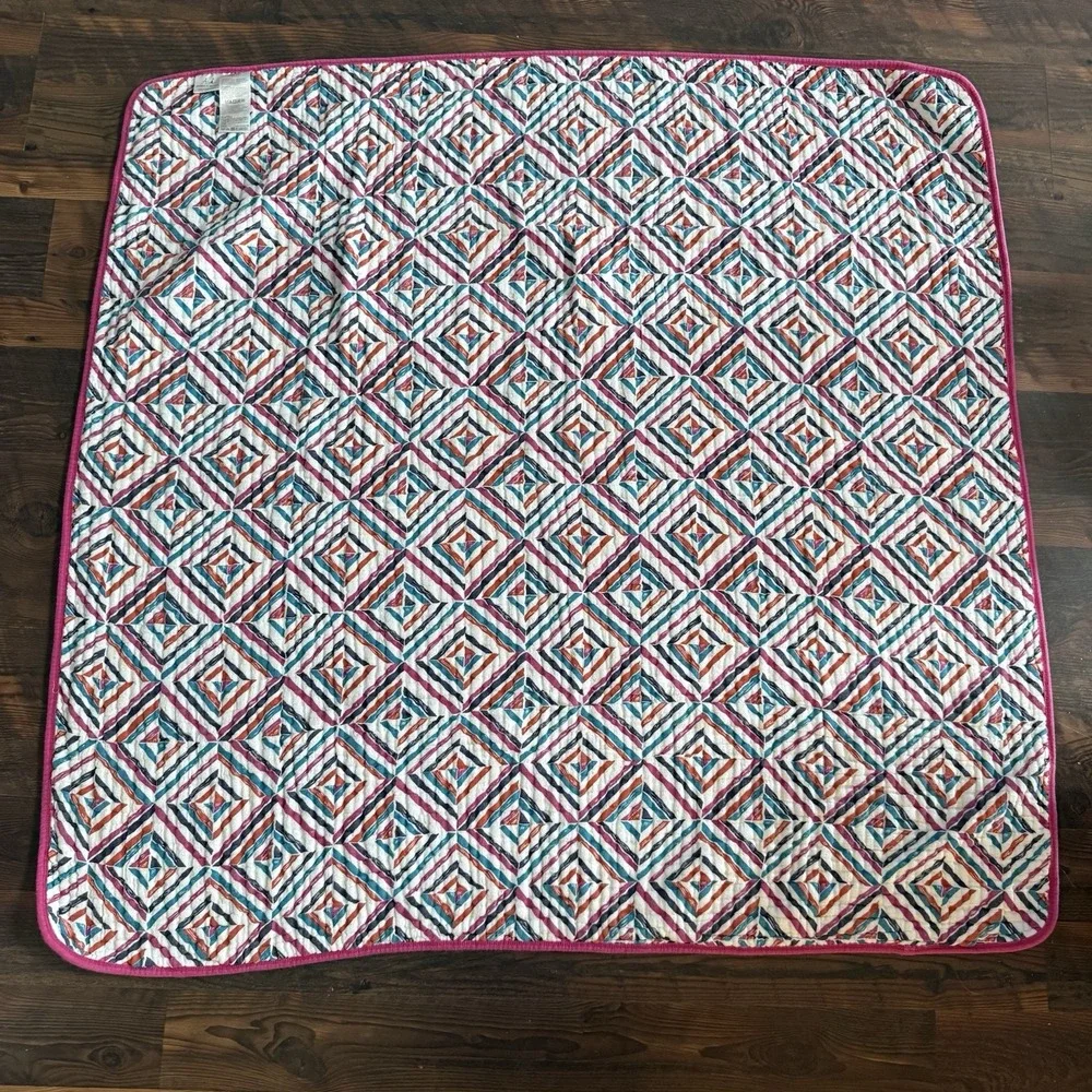 Aden & Anais Flipside Dream Blanket 45x45 Discontinued Print Rare Kaleidoscope